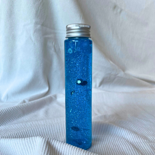 Bouteille sensorielle - Bleu hivernal